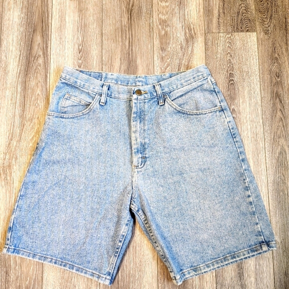 Vintage Light Blue Denim Shorts Mens Wrangler - Picture 1 of 6